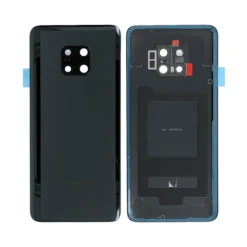 Vitre arrière + vitre caméra Huawei Mate 20 Pro (officiel) - Noire