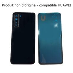 Vitre Arrière + Lentille Caméra Noire Huawei P40 Lite 5G (Compatible)