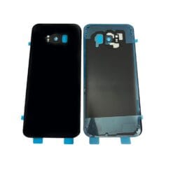 Vitre Arrière + Lentille Caméra Noire Samsung Galaxy S8+ (Compatible)