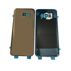 Vitre Arrière + Lentille Caméra Or Samsung Galaxy S8+ (Compatible)