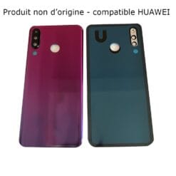 Vitre Arrière + Lentille Caméra Rouge Huawei P30 Lite (24MP) (Compatible)