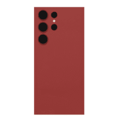 Vitre Arrière + Lentille Caméra Rouge Samsung Galaxy S23 Ultra (Compatible)