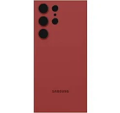 vitre arrière + vitre caméra Rouge Samsung GALAXY S23 ULTRA (officiel)