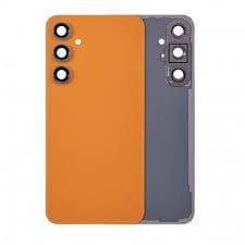 Vitre Arrière + Lentille Caméra Orange Samsung Galaxy S23 (Compatible)
