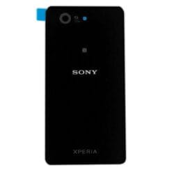 Vitre Arrière + Vitre Caméra Noire Sony Xperia Z3 compact (Compatible)