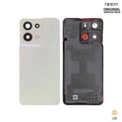 Vitre Arrière + Vitre Camera Or Chatoyant Oppo Reno 8 Pro 5G (Officiel)