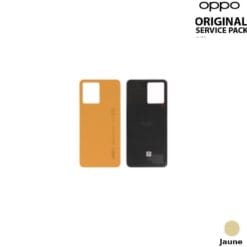 Vitre Arriere + Vitre Camera jaune Oppo Reno 7 4G (officiel)