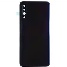 Vitre arrière + vitre caméra Noir Samsung Galaxy A50 A505F (Officiel)