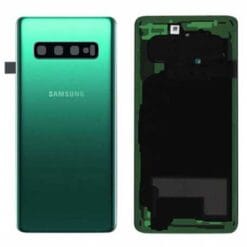 Vitre arrière + vitre caméra Vert Samsung Galaxy S10 G973F (Officiel)