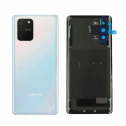Vitre arrière + lentille caméra blanche Samsung Galaxy S10 Lite SM-G770F (officiel)