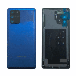 Vitre arrière + lentille caméra bleue Samsung Galaxy S10 Lite SM-G770F (officiel)