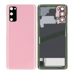 Vitre Arrière + Lentille Caméra Rose Samsung Galaxy S20 (Compatible)