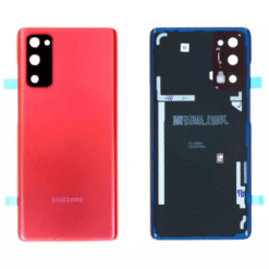 Vitre arrière + vitre caméra Rouge Samsung Galaxy S20 FE / S20 FE 5G G780F / G781B (officiel)