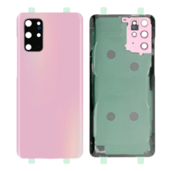 Vitre Arrière + Lentille Caméra Rose Samsung Galaxy S20 Plus (Compatible)