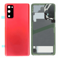 Vitre Arrière + Lentille Caméra Rouge Samsung Galaxy S20 Plus (Compatible)