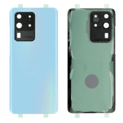 Vitre Arrière + Lentille Caméra Bleue Samsung Galaxy S20 Ultra (Compatible)
