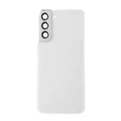 Vitre arrière + vitre caméra Blanche Samsung Galaxy S21 5G G991F (Officiel)