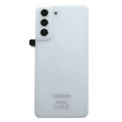 Vitre arrière + vitre caméra blanche Samsung Galaxy S21 FE G990B (officiel)