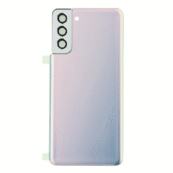 Vitre Arrière + Lentille Caméra Argent Samsung Galaxy S21 Plus (G996B) (Compatible)
