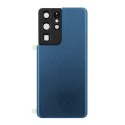 Vitre Arrière + Lentille Caméra Bleue Samsung Galaxy S21 Ultra (G998B) (Compatible)