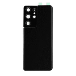 Vitre Arrière + Lentille Caméra Noire Samsung Galaxy S21 Ultra (G998B) (Compatible)