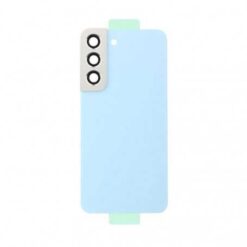 Vitre Arrière + Lentille Caméra Bleue Samsung Galaxy S22 Plus (S906B) (Compatible)
