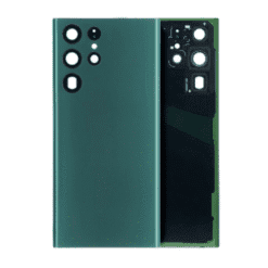 Vitre Arrière + Lentille Caméra Verte Samsung Galaxy S22 Ultra (S908B) (Compatible)
