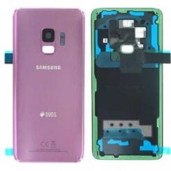 Vitre Arrière + Lentille Caméra Rose/Violet Samsung Galaxy S9 (Compatible)