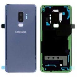Vitre Arrière + Lentille Caméra Bleue Samsung Galaxy S9+ (Compatible)