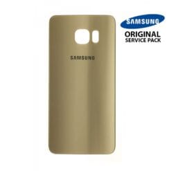 Vitre arrière Samsung S6 edge G925F or (officiel)