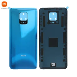 Vitre arrière + lentille caméra bleu aurora pour Xiaomi Redmi Note 9 S