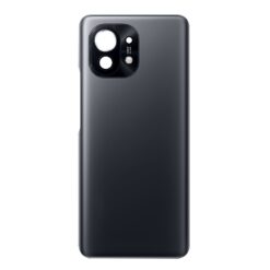 Vitre arrière + lentille caméra  Xiaomi Mi 11 Noire