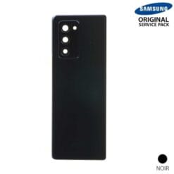 Vitre arrière + vitre caméra Noir Samsung Galaxy Z Fold 2 F916B (Officiel)