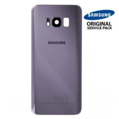 Vitre arrière + vitre caméra Orchidée (officiel) Samsung Galaxy S8 Plus G955F