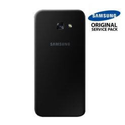 Vitre arrière + vitre caméra Samsung Galaxy A5 2017 A520F (Officiel) - Noire