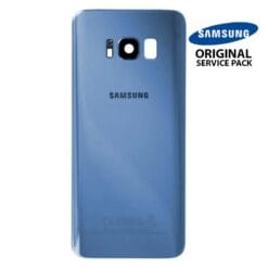Vitre arrière + vitre caméra bleu corail (officiel) Samsung Galaxy S8 Plus G955F