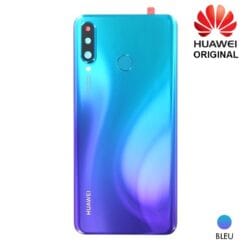 Vitre arrière + vitre caméra + capteur d'empreinte Bleue 48mp Huawei P30 Lite (Officiel)