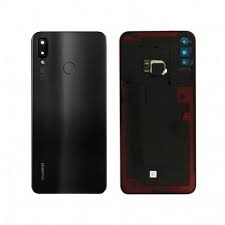 Vitre arrière + vitre caméra + capteur d'empreinte Huawei P smart 2019 (Officiel) Noire