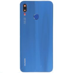 Vitre arrière + vitre caméra + capteur d'empreinte Huawei P20 Lite (Officiel) - Bleue