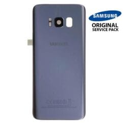 Vitre arrière+vitre caméra Orchidée (officiel) Samsung Galaxy S8 G950F