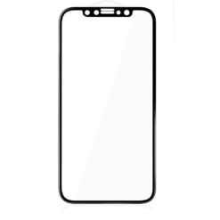 Vitre de protection en verre trempé iPhone 16 Plus Contour Noire avec Boîte (PREMIUM)
