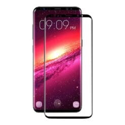 Vitre de protection incurvé 3D en verre trempé Noir Samsung Galaxy S10 avec boîte (PREMIUM)