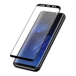 Vitre de protection incurvé 3D en verre trempé Noir Samsung Galaxy S8 + avec boîte (PREMIUM)