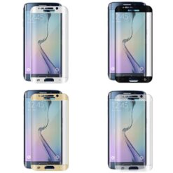 Vitre de protection incurvée Samsung Galaxy S6 Edge Noire