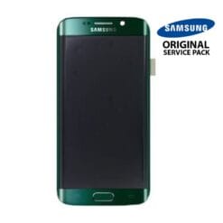 Vitre tactile + Ecran LCD + Samsung Galaxy S6 Edge Vert (G925F) (officiel)