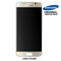 Vitre tactile + écran LCD Samsung Galaxy S6 G920F Or (officiel)