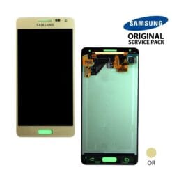 Vitre tactile et ecran LCD Samsung Alpha G850F Or (officiel)