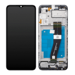 Ecran LCD + Vitre Tactile + Châssis Noir Samsung Galaxy A03 (A035G) (Officiel)