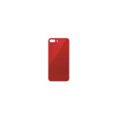 Plaque arrière en verre NEUTRE iPhone 8 plus rouge (pour machine laser)