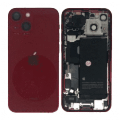 Châssis avec nappes pour iPhone 13 Mini - Grade A (avec Logo) Rouge